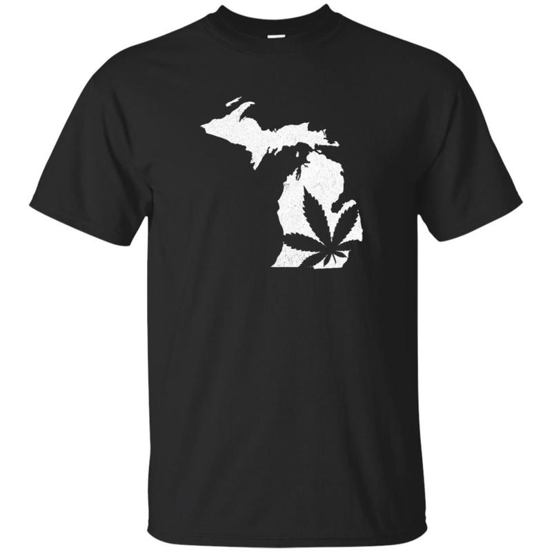 Michigan Marijuana Weed T-shirt