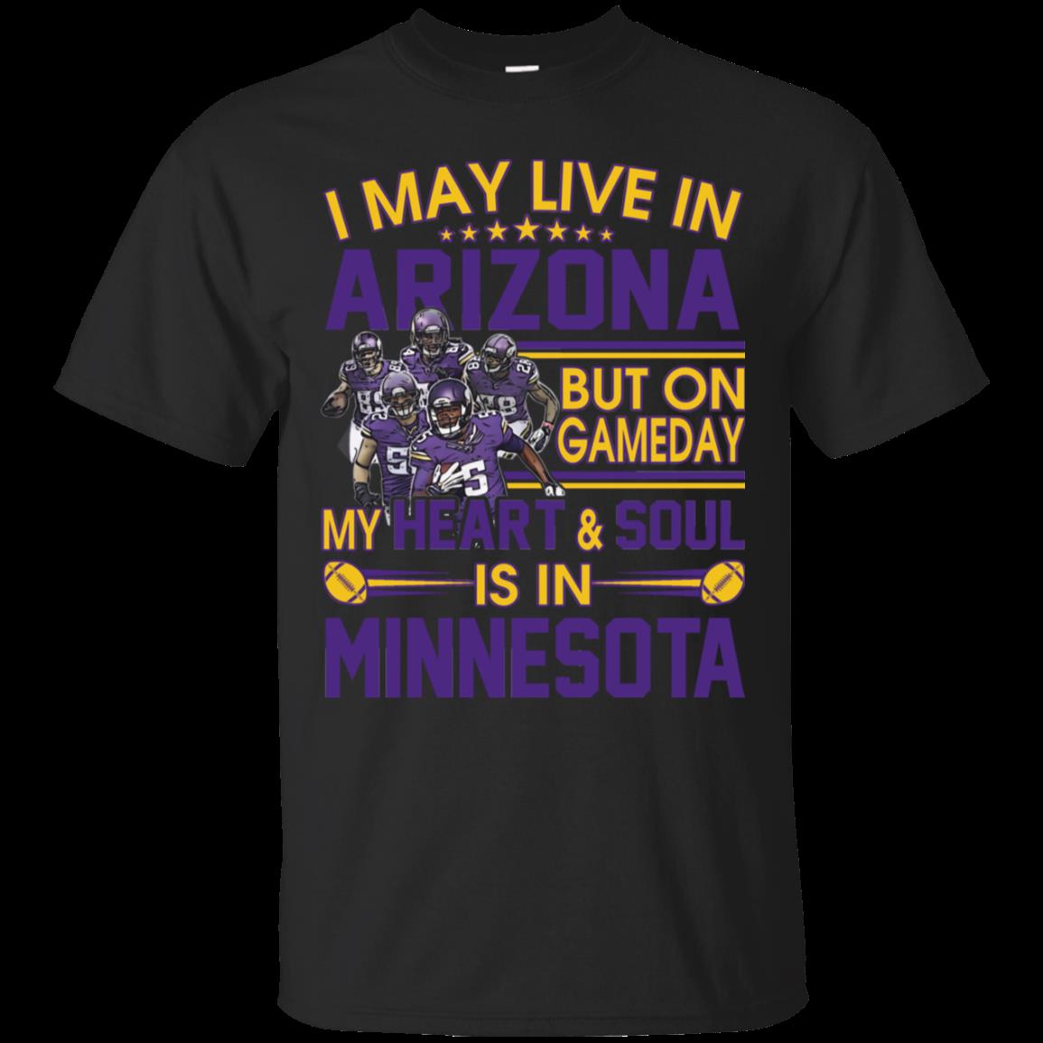 Minnesota Vikings Girls Youth Heart Logo V-Neck T-Shirt - Purple