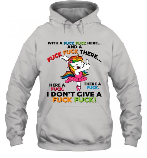 Funny Unicorn I Don't Give A Fuck Hoodie