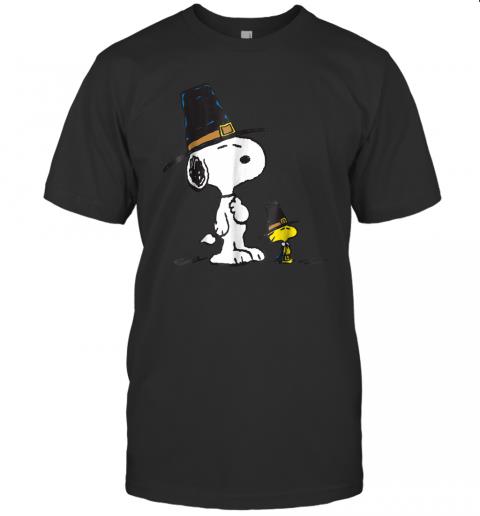 Peanuts Funny Snoopy Woodstock Thanksgiving T Shirt