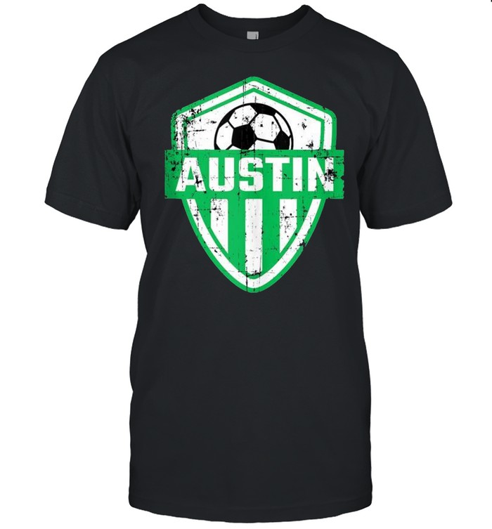 Austin Soccer Jersey Style Team Fan Fc Texas Sports Verde Shirt, Tshirt