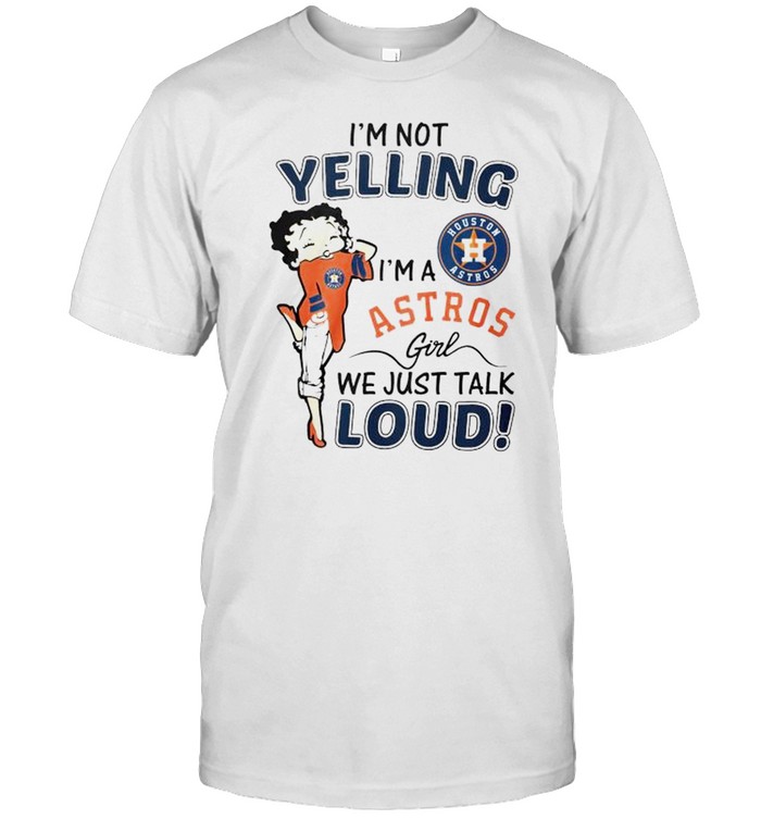 Mickey Mouse I'm Not Yelling I'm An Astros Girl We Just Talk Loud