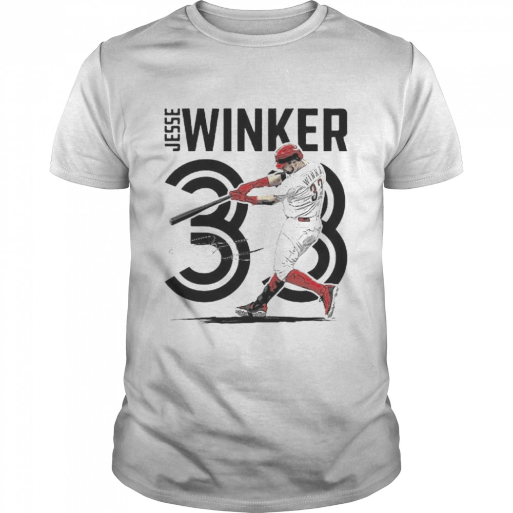 Nike / Men's Cincinnati Reds Jesse Winker #33 Red T-Shirt