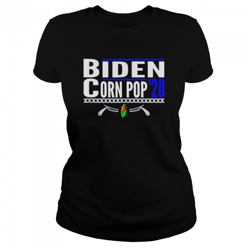 Joe Biden And Corn Pop For 2020 Shirt 1