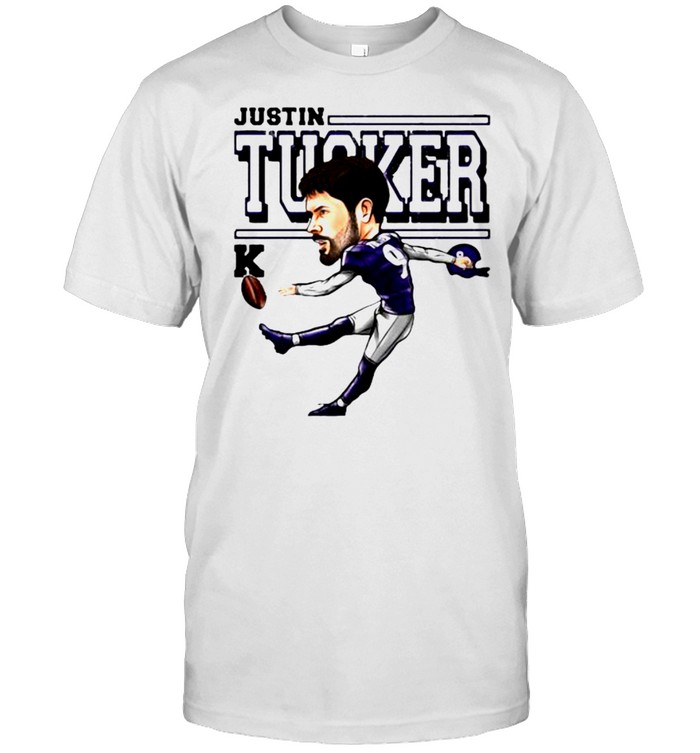 Justin Tucker Baltimore Ravens football cartoon shirt, hoodie, sweater,  long sleeve and tank top