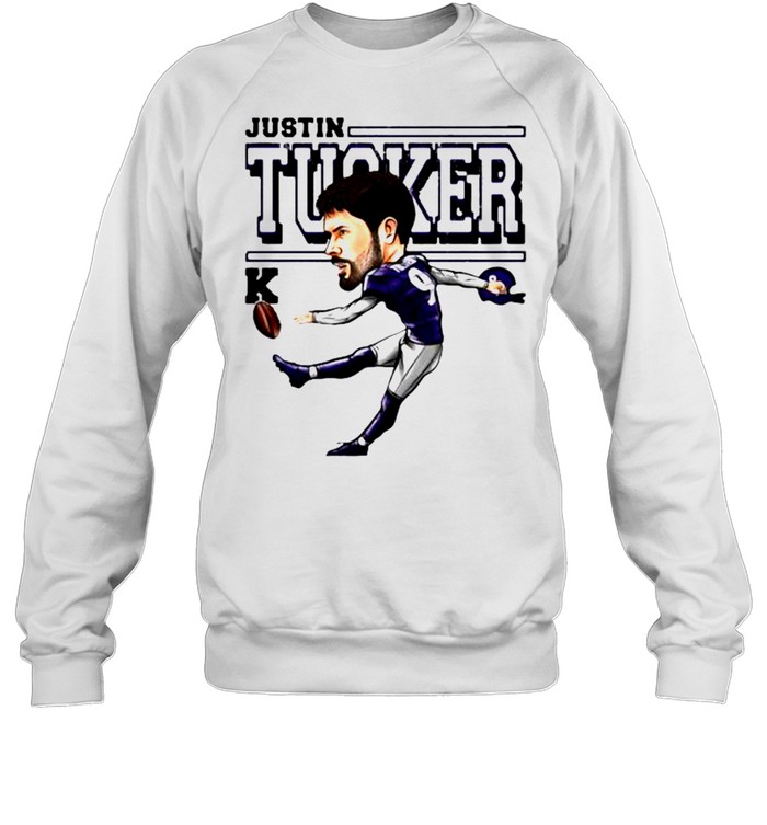 Baltimore Ravens Justin Tucker Cartoon Shirt,Sweater, Hoodie, And