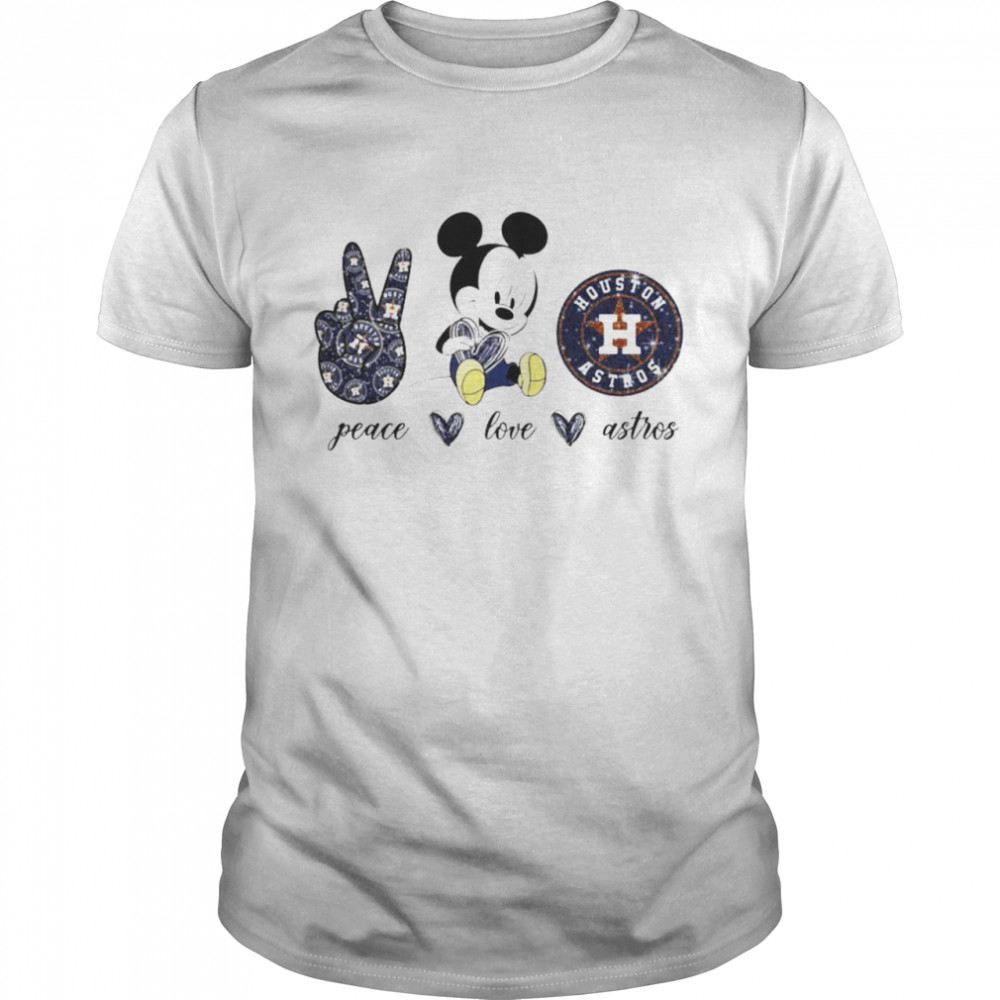 Good Peace Love Astros Houston Astros Shirt - Togethertee