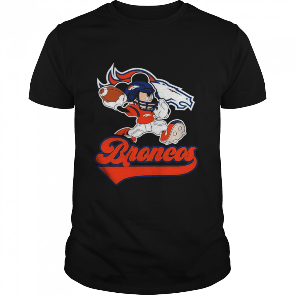 Mickey Mouse Player Denver Broncos Shirt, Tshirt, Hoodie