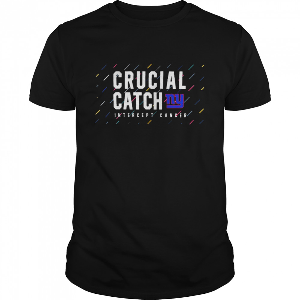 York Giants 2021 Crucial Catch Intercept Cancer Shirt, Tshirt