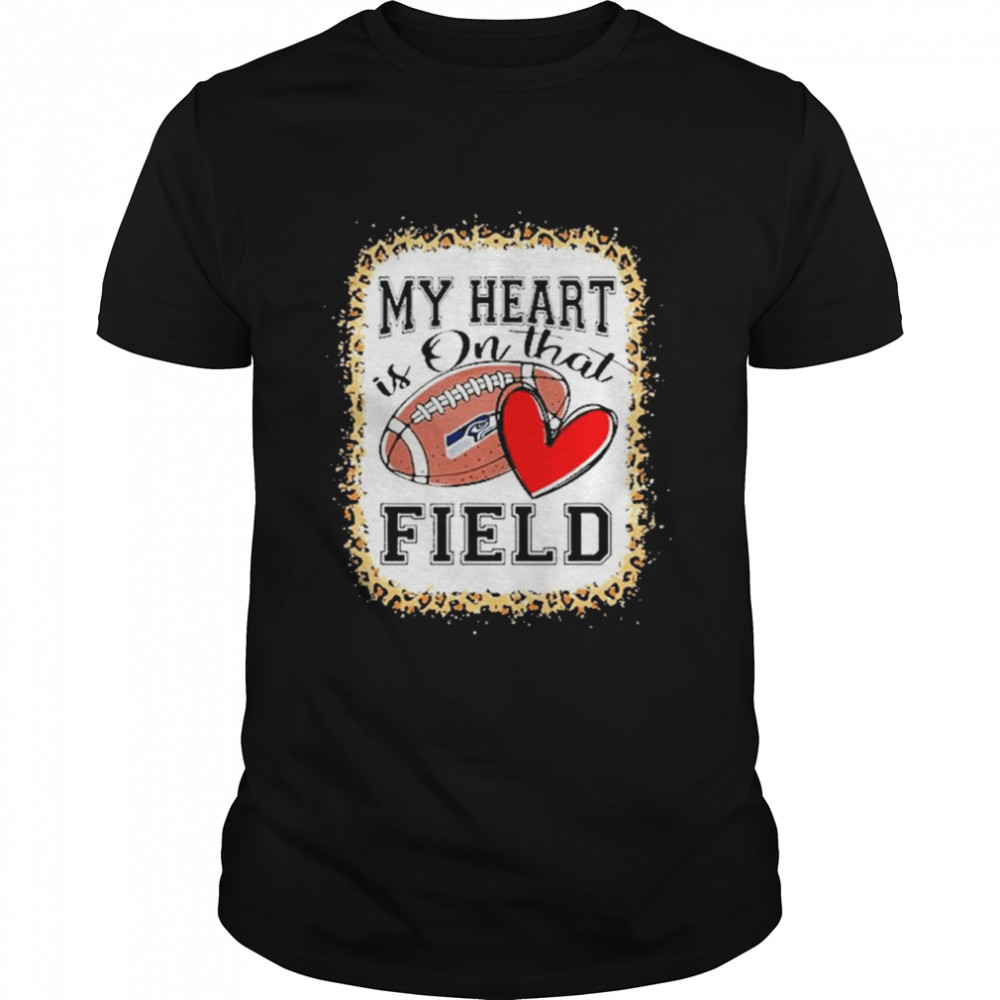 NFL My Heart Is On That Field Football Sports Seattle Seahawks Youth  T-Shirt