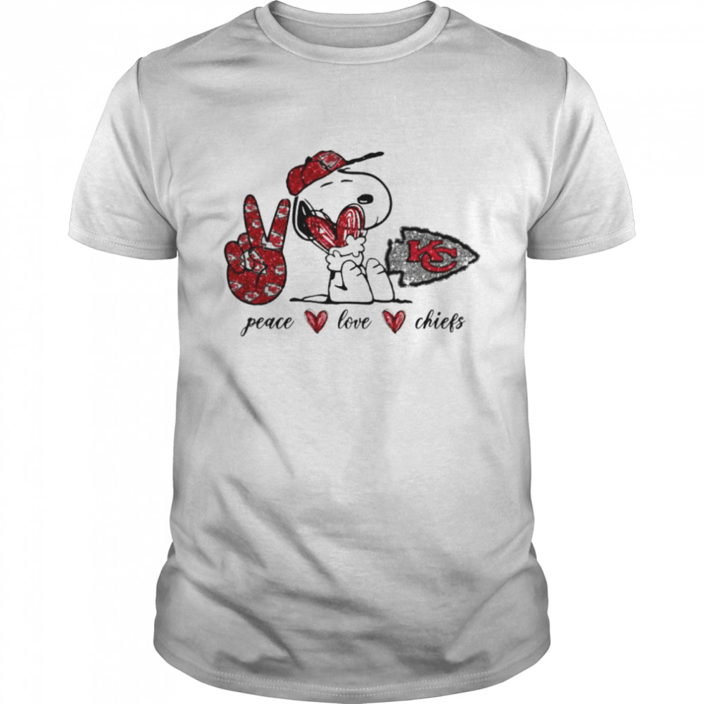 I Love The Chiefs Mickey Mouse Kansas City Chiefs Youth T-Shirt 