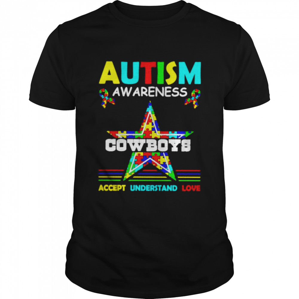 Mfamilygift Autism Awareness Dallas Cowboys Accept Understand Love Shirt, Tshirt, Hoodie, Sweatshirt, Long Sleeve, Youth, Personalized Shirt, Funny Shirts