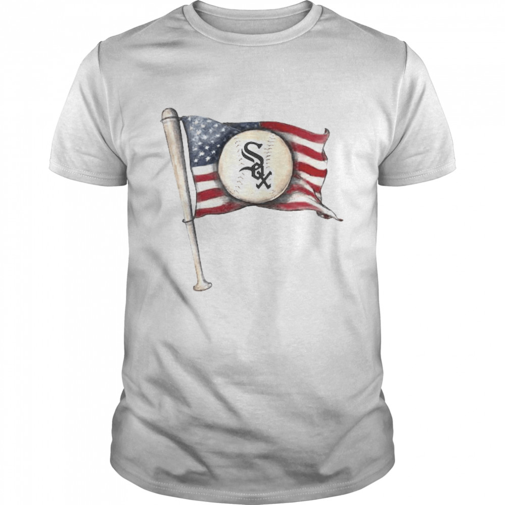 Chicago White Sox MLB Baseball American Flag Youth T-Shirt