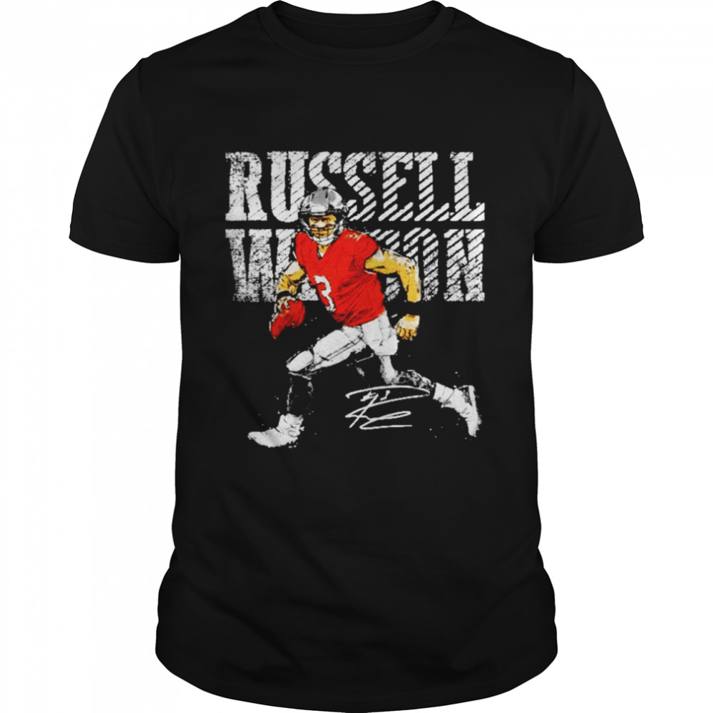 Denver Broncos Russell Wilson cartoon signature shirt, hoodie, sweater and  v-neck t-shirt