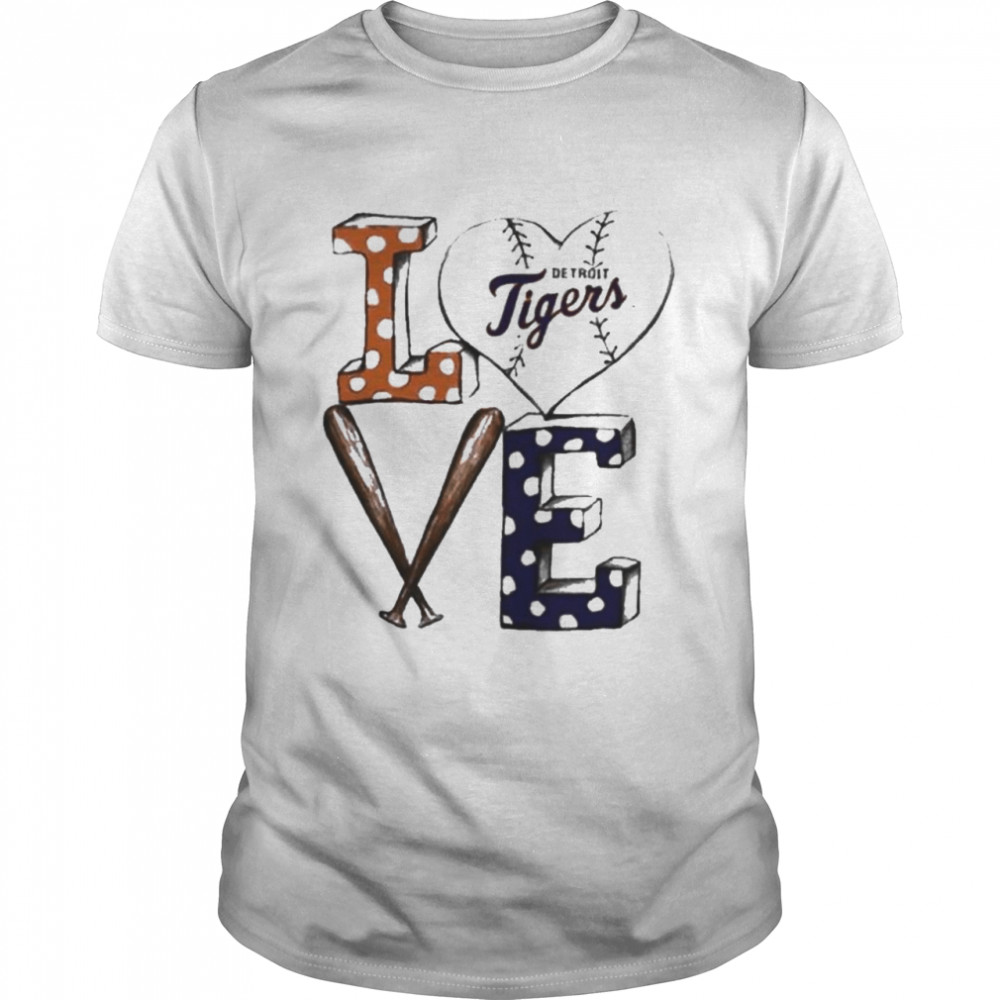Detroit Tigers Baseball Love T-Shirt, Tshirt, Hoodie, Sweatshirt, Long  Sleeve, Youth, Personalized shirt, funny shirts, gift shirts, Graphic Tee »  Cool Gifts for You - Mfamilygift