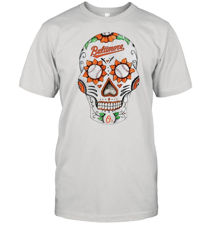 Baltimore Ravens Sugar Skull Shirt - High-Quality Printed Brand