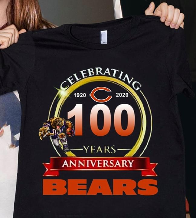 Celebrating 100 Years Anniversary Chicago Bears 1920 2020 T-Shirt funny  shirts, gift shirts, Tshirt, Hoodie, Sweatshirt , Long Sleeve, Youth,  Graphic Tee » Cool Gifts for You - Mfamilygift