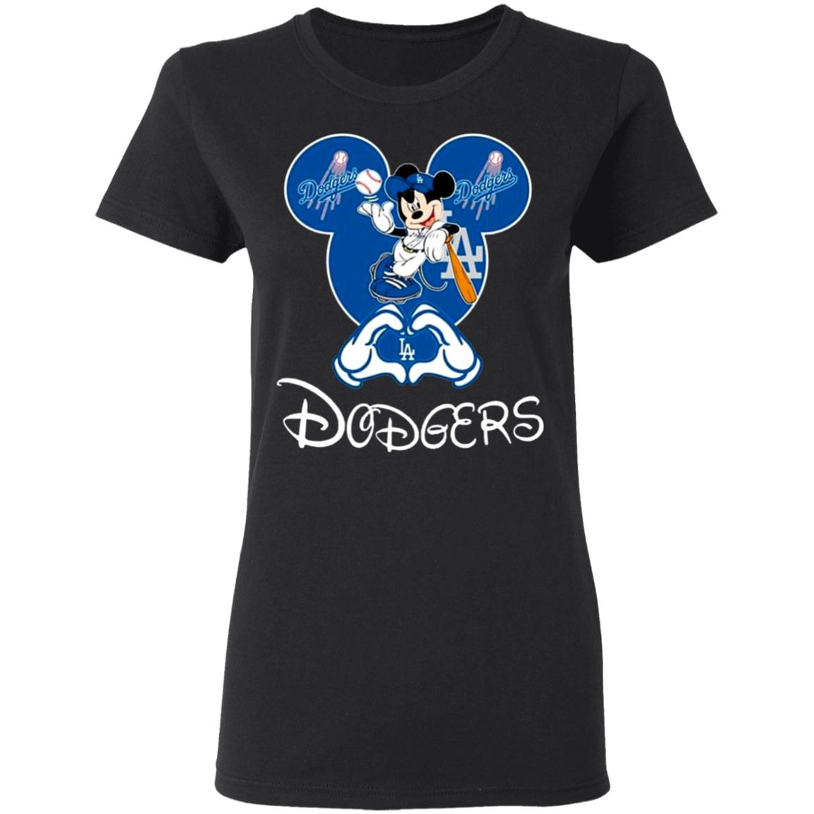 Gildan, Shirts, New Mickey Mouse Dodgers Tshirt Up To 4xl