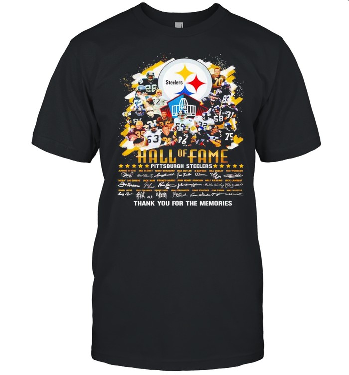 Hall Of Fame Pittsburgh Steelers Thank You For The Memories T-Shirt