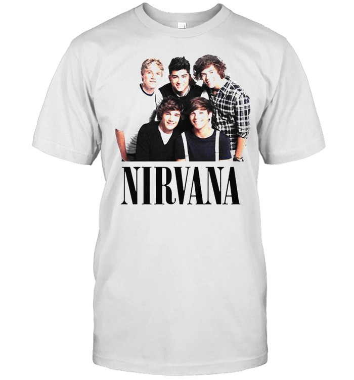 One Direction Nirvana Parody T-Shirt, Tshirt, Hoodie, Sweatshirt, Long Sleeve, Youth, funny shirts, gift shirts, Graphic Tee » Gifts for You - Mfamilygift