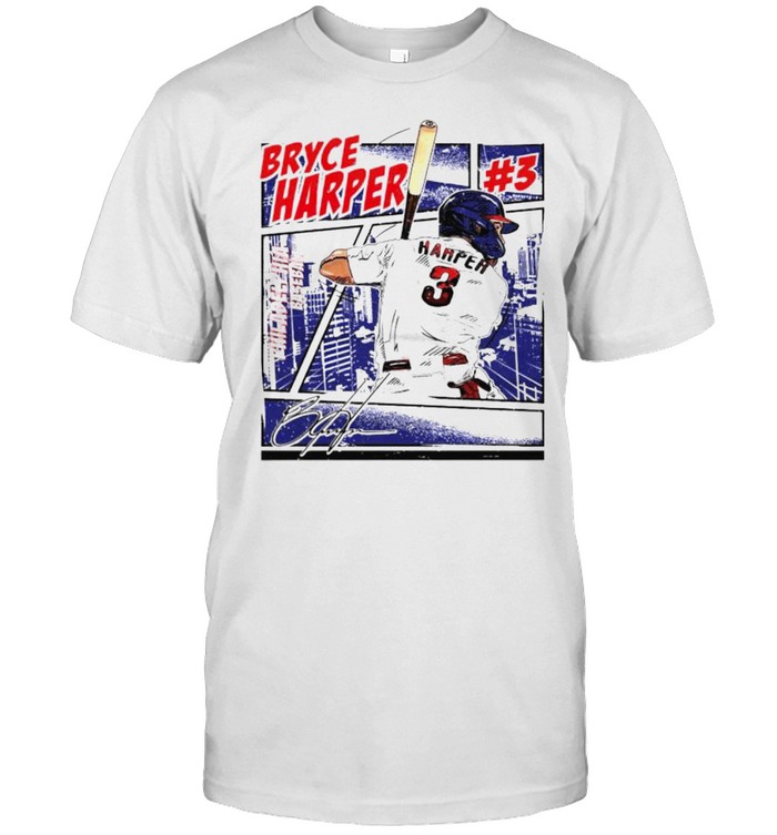Philadelphia Baseball Bryce Harper #3 Comic T-Shirt, Tshirt, Hoodie,  Sweatshirt, Long Sleeve, Youth, funny shirts, gift shirts, Graphic Tee »  Cool Gifts for You - Mfamilygift