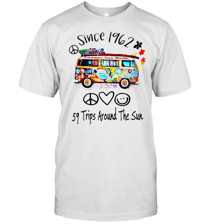 Since 1962 59 Trips Around The Sun T-Shirt, Tshirt, Hoodie, Sweatshirt ...