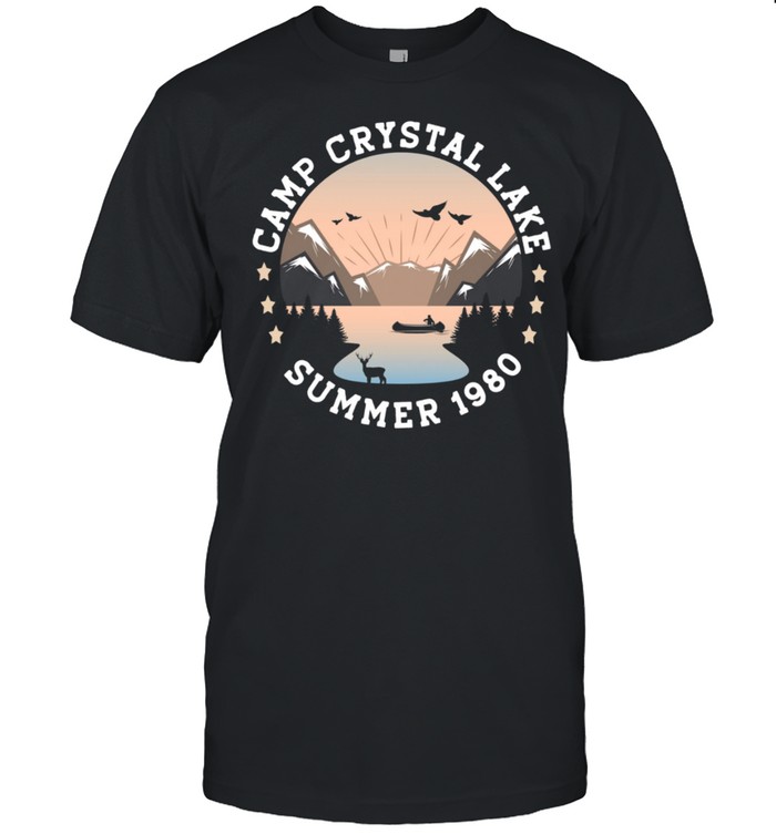 Summer Camp Retro 1980 Crystal Lake Halloween T-Shirt