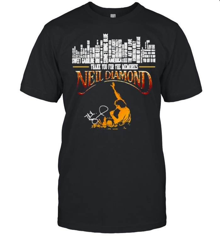 Thank You For The Memories Neil Diamond T-Shirt