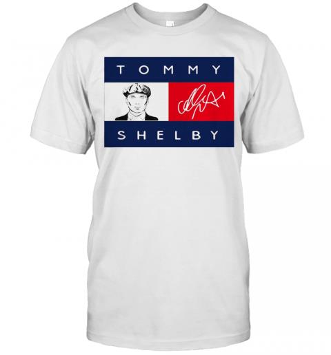 Tommy Hilfiger Peaky Tommy Shelby Signature T-Shirt, Tshirt, Hoodie, Sweatshirt, Long Sleeve, funny shirts, gift shirts, Graphic Tee Cool Gifts for You - Mfamilygift