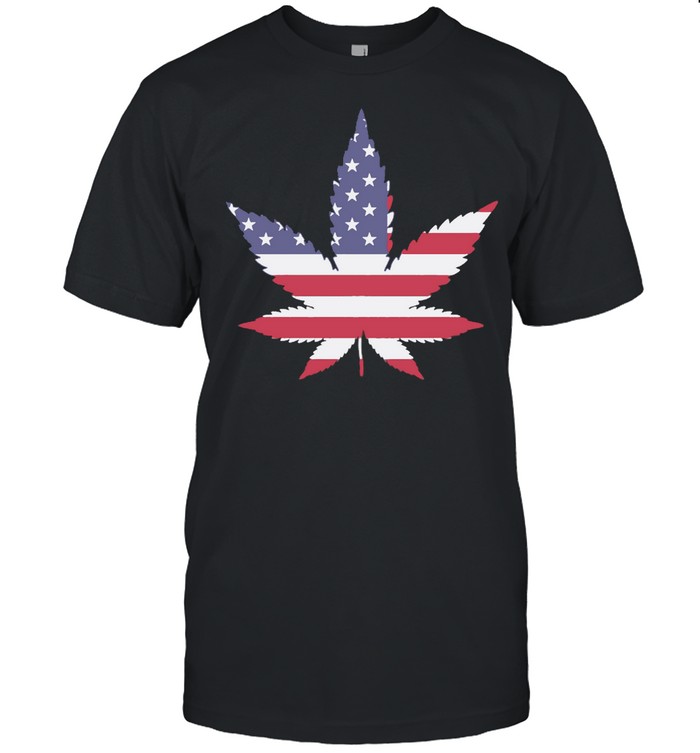 Weed American Flag T-Shirt