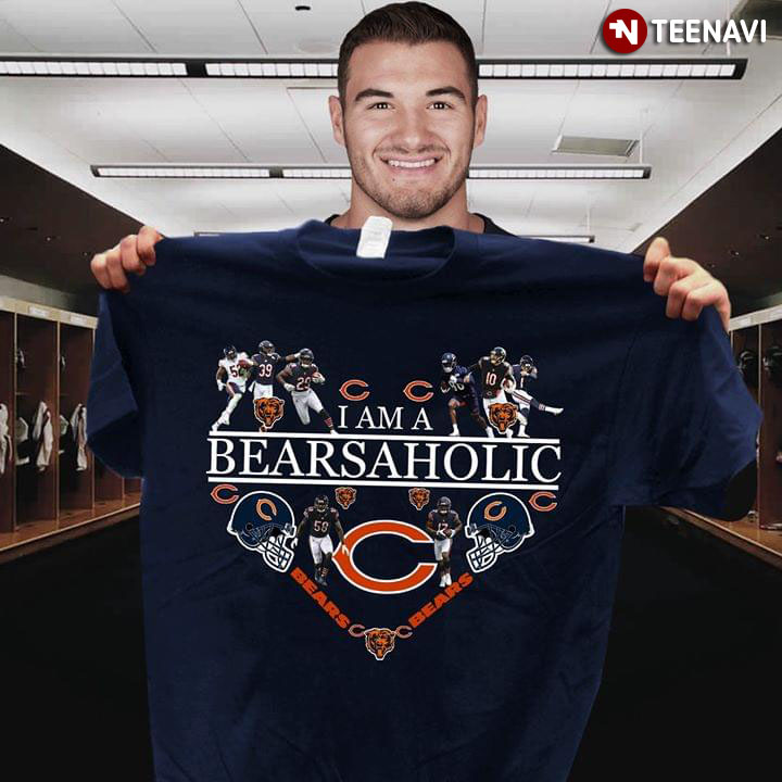 I Am A Bearsaholic Heart Chicago Bears T-Shirt, Tshirt, Hoodie, Sweatshirt,  Long Sleeve, Youth, funny shirts, gift shirts, Graphic Tee » Cool Gifts for  You - Mfamilygift