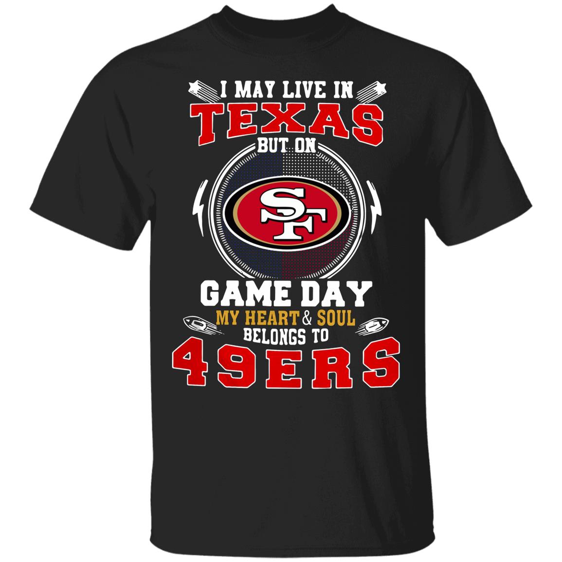 San Francisco 49Ers Heart T-Shirt, Tshirt, Hoodie, Sweatshirt, Long Sleeve,  Youth, funny shirts, gift shirts, Graphic Tee » Cool Gifts for You -  Mfamilygift