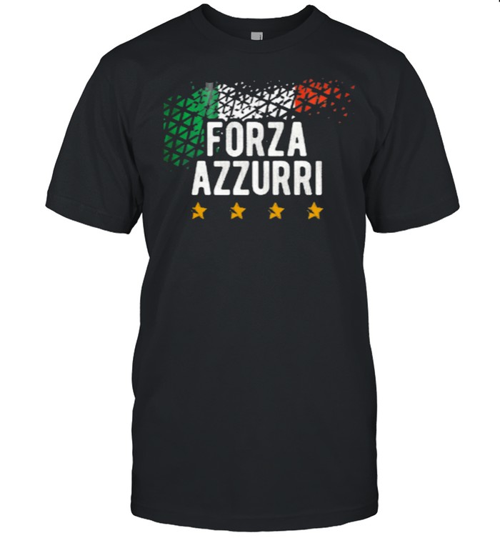 Italia Forza Azzurri Euro 2020 Champions T-Shirt