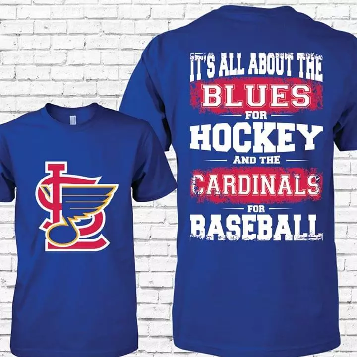 White Blues St. Louis Blues And St. Louis Cardinals Red shirt, hoodie,  sweater, longsleeve t-shirt