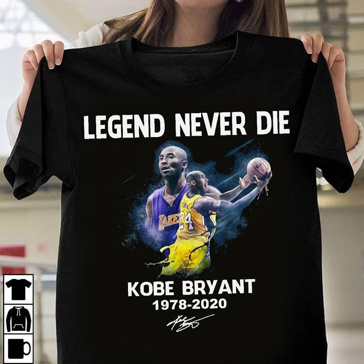 Kobe Bryant Graphic T-Shirt Legend Forever T-shirt Size 2XL.